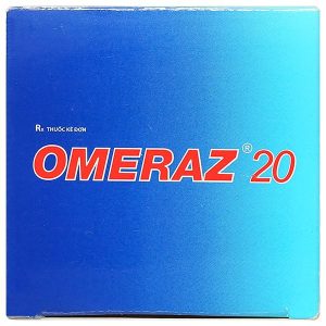Omeraz 20 điều trị và dự phòng viêm loét, trào ngược dạ dày, thực quản (10 vỉ x 10 viên)
