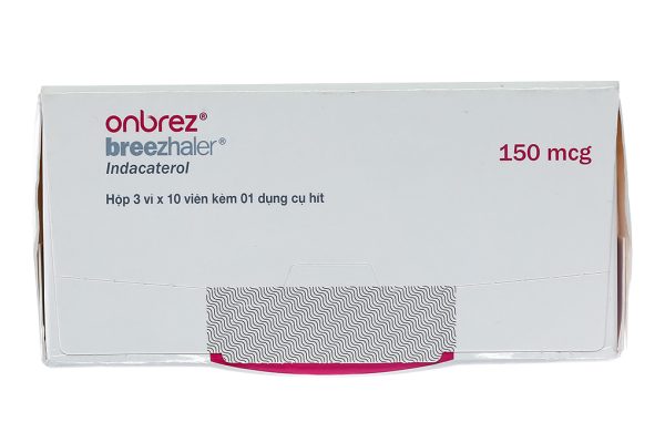 Bột hít Onbrez Breezhaler 150mcg trị tắc nghẽn phổi mãn tính (3 vỉ x 10 viên)