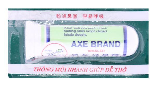 Ống hít Axe Brand Inhaler giảm nghẹt mũi, thông mũi vỉ 6 ống