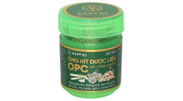 Ống hít dược liệu OPC giúp thông mũi, giải cảm ống 10g
