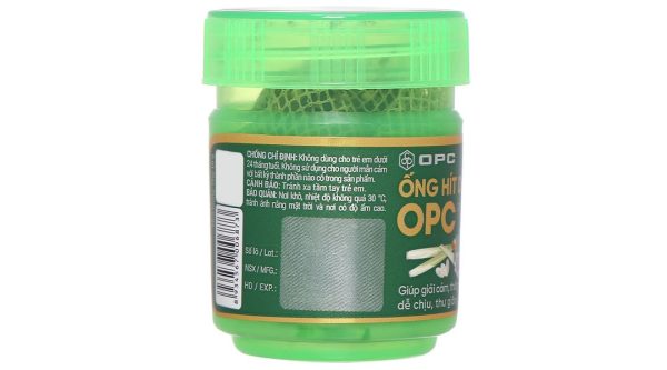 Ống hít dược liệu OPC giúp thông mũi, giải cảm ống 10g