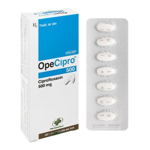 OpeCipro 500 trị nhiễm khuẩn (2 vỉ x 7 viên)