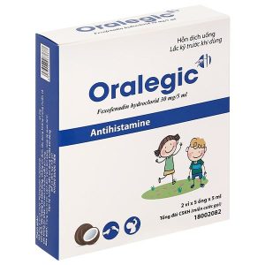 Hỗn dịch uống Oralegic 30mg/5ml điều trị viêm mũi dị ứng theo mùa (10 ống x 5ml)