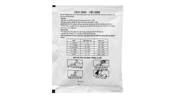 Thuốc bột Oresol Bidiphar bù nước và điện giải gói 27.9g