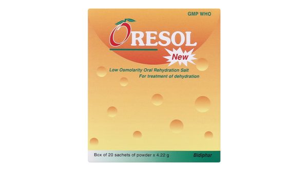 Muối uống Oresol New Bidiphar bù nước và điện giải (20 gói x 4,22g)