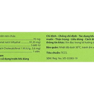 Ostagi-D3 Plus ngăn ngừa và điều trị loãng xương (1 vỉ x 4 viên)