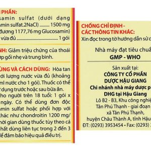 Cốm pha hỗn dịch uống Ostigold 1500 trị triệu chứng của thoái hóa khớp (24 gói x 3,95g)