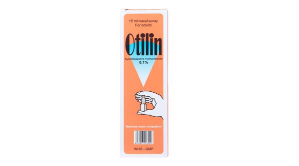 Thuốc xịt mũi Otilin 0.1% giảm nghẹt mũi, sung huyết mũi chai 15ml