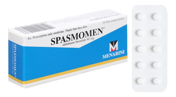 Spasmomen 40mg trị hội chứng đại tràng kích thích (3 vỉ x 10 viên)