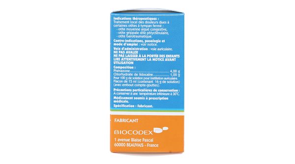 Dung dịch nhỏ tai Otipax trị đau tại chỗ do viêm tai chai 15ml