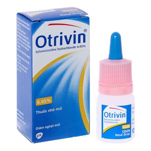 Dung dịch nhỏ mũi Otrivin 0.05% giảm triệu chứng nghẹt mũi chai 10ml