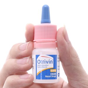 Dung dịch nhỏ mũi Otrivin 0.05% giảm triệu chứng nghẹt mũi chai 10ml