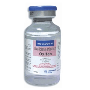 Thuốc tiêm truyền Oxitan 100mg/20ml điều trị ung thư đường tiêu hóa, ung thư đại tràng lọ 20ml
