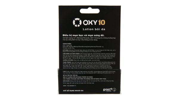 Kem Oxy 10 hỗ trợ điều trị mụn bọc, mụn sưng đỏ tuýp 10g