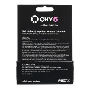 Kem Oxy 5 hỗ trợ điều trị mụn bọc, mụn trứng cá tuýp 10g