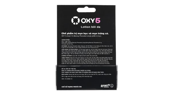 Kem Oxy 5 hỗ trợ điều trị mụn bọc, mụn trứng cá tuýp 10g