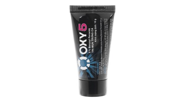 Kem Oxy 5 hỗ trợ điều trị mụn bọc, mụn trứng cá tuýp 10g