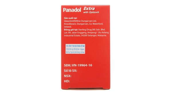 Panadol Extra With Optizorb giảm đau, hạ sốt (12 vỉ x 10 viên)