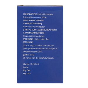 Pangelong Tablet 100mg trị viêm loét dạ dày (10 vỉ x 10 viên)