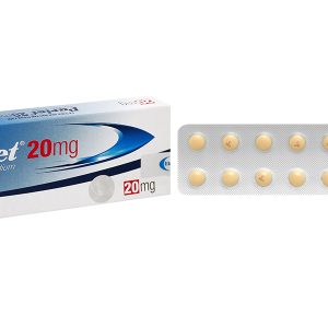 Pariet 20mg trị loét dạ dày, trào ngược dạ dày, thực quản (1 vỉ x 14 viên)