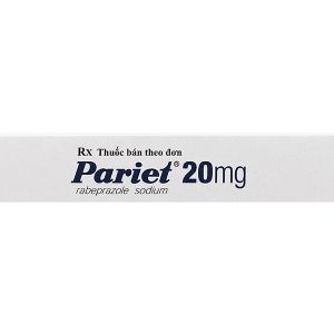 Pariet 20mg trị loét dạ dày, trào ngược dạ dày, thực quản (1 vỉ x 14 viên)