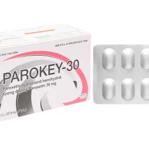 Parokey-30 trị trầm cảm, rối loạn ám ảnh cưỡng chế (6 vỉ x 10 viên)