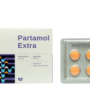 Partamol Extra giảm đau, kháng viêm xương khớp (10 vỉ x 4 viên)