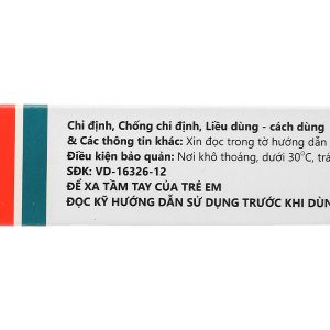 Kem bôi Pesancidin 20mg trị nhiễm khuẩn, nấm da tuýp 5g