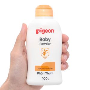 Phấn thơm Pigeon Baby Powder bảo vệ làn da bé khỏi ngứa và mẩn đỏ chai 100g