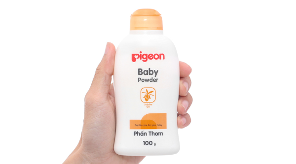 Phấn thơm Pigeon Baby Powder bảo vệ làn da bé khỏi ngứa và mẩn đỏ chai 100g