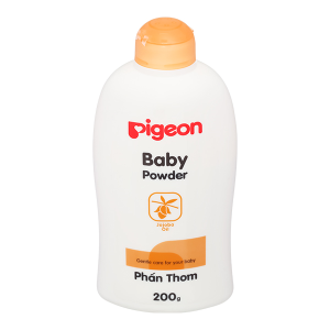 Phấn thơm Pigeon Baby Powder bảo vệ làn da bé khỏi ngứa và mẩn đỏ chai 200g