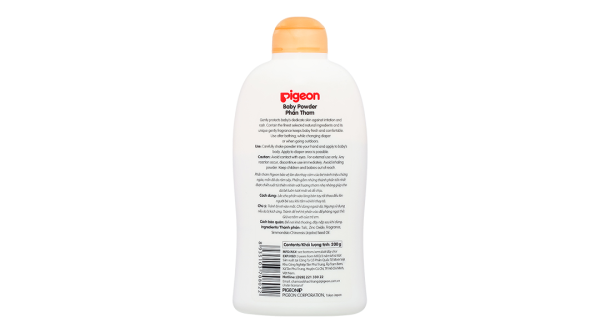 Phấn thơm Pigeon Baby Powder bảo vệ làn da bé khỏi ngứa và mẩn đỏ chai 200g