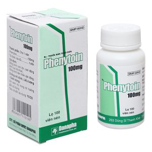 Phenytoin Danapha 100mg trị động kinh lọ 100 viên