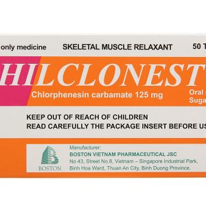 Philclonestyl 125mg trị đau do co cứng cơ (5 vỉ x 10 viên)