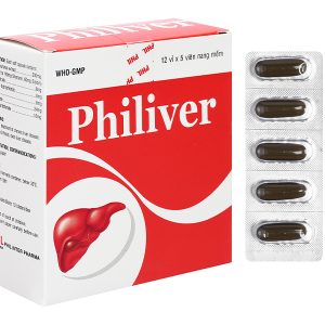 Philiver hỗ trợ trị bệnh lý về gan (12 vỉ x 5 viên)