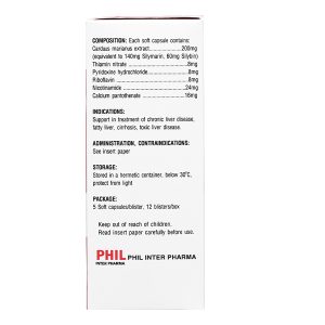 Philiver hỗ trợ trị bệnh lý về gan (12 vỉ x 5 viên)