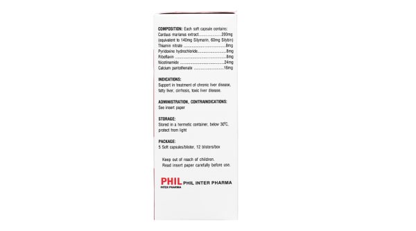 Philiver hỗ trợ trị bệnh lý về gan (12 vỉ x 5 viên)