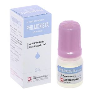 Dung dịch nhỏ mắt Philmoxista trị nhiễm khuẩn mắt lọ 5ml