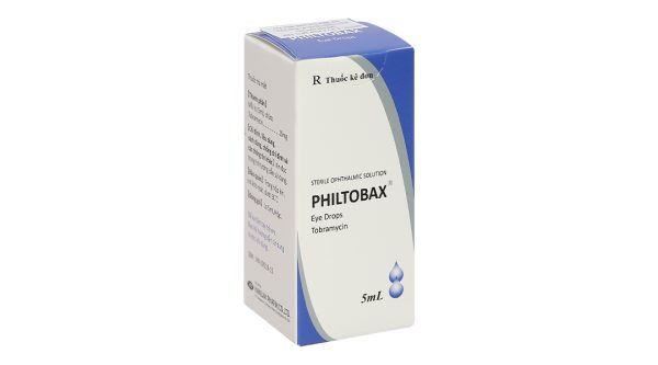 Dung dịch nhỏ mắt Philtobax trị nhiễm khuẩn mắt lọ 5ml
