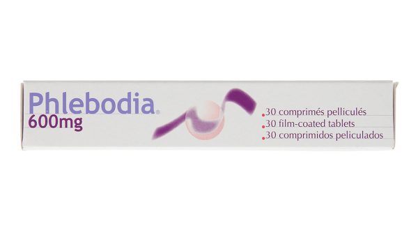 Phlebodia 600mg trị trĩ, suy giãn tĩnh mạch (2 vỉ x 15 viên)