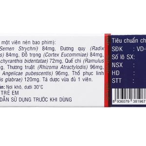 Phong Tê Thấp Nhất Nhất trị viêm khớp, thoái hóa đốt sống (3 vỉ x 10 viên)