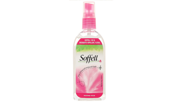 Xịt Soffell hương hoa giúp chống muỗi cho bé chai 80ml