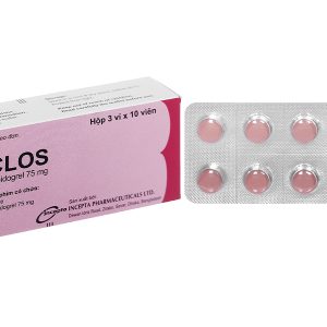 Pinclos 75mg ngừa xơ vữa động mạch (3 vỉ x 10 viên)