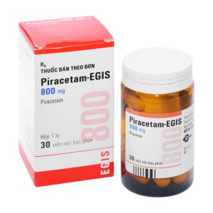 Piracetam EGIS 800mg trị hội chứng tâm thần thực thể lọ 30 viên