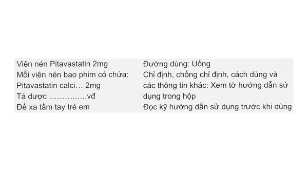 Pitator Tablets 2mg trị rối loạn mỡ máu (2 vỉ x 14 viên)