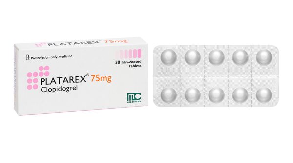 Platarex 75mg phòng ngừa các biến cố huyết khối động mạch (3 vỉ x 10 viên)