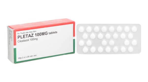 Pletaz 100mg tablets trị bệnh lý đau cách hồi ở chân (2 vỉ x 28 viên)