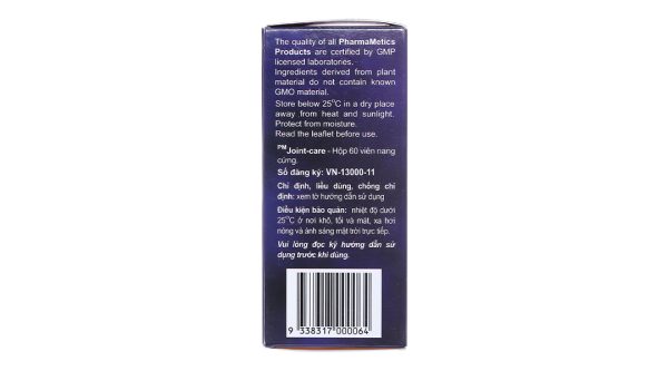 PM Joint-Care giảm triệu chứng thoái hóa khớp nhẹ và trung bình (5 vỉ x 12 viên)