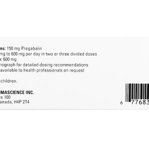 Pms-Pregabalin 150mg trị động kinh, đau dây thần kinh (4 vỉ x 15 viên)