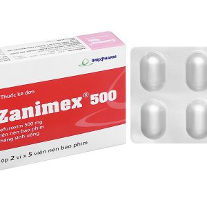 Zanimex 500 trị nhiễm khuẩn (2 vỉ x 5 viên)